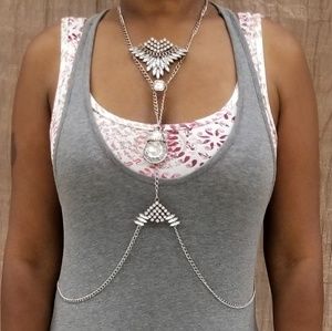 Handmade Body Harness and Thigh Jewelry set